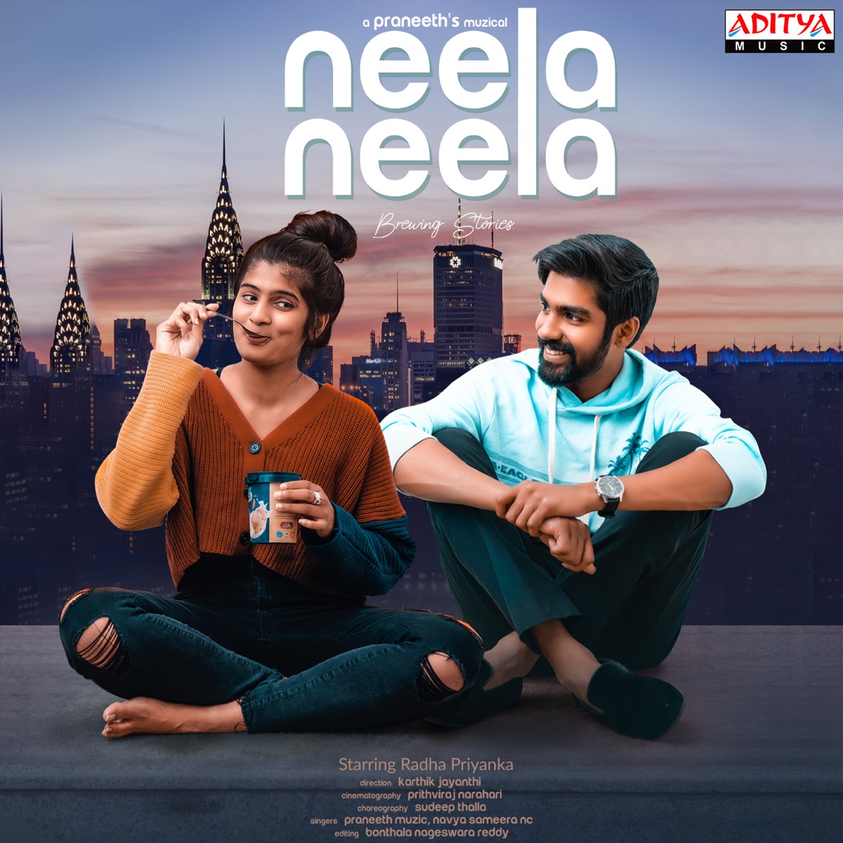 Neela Neela - Single by Praneeth Muzic & Navya Sameera album cover