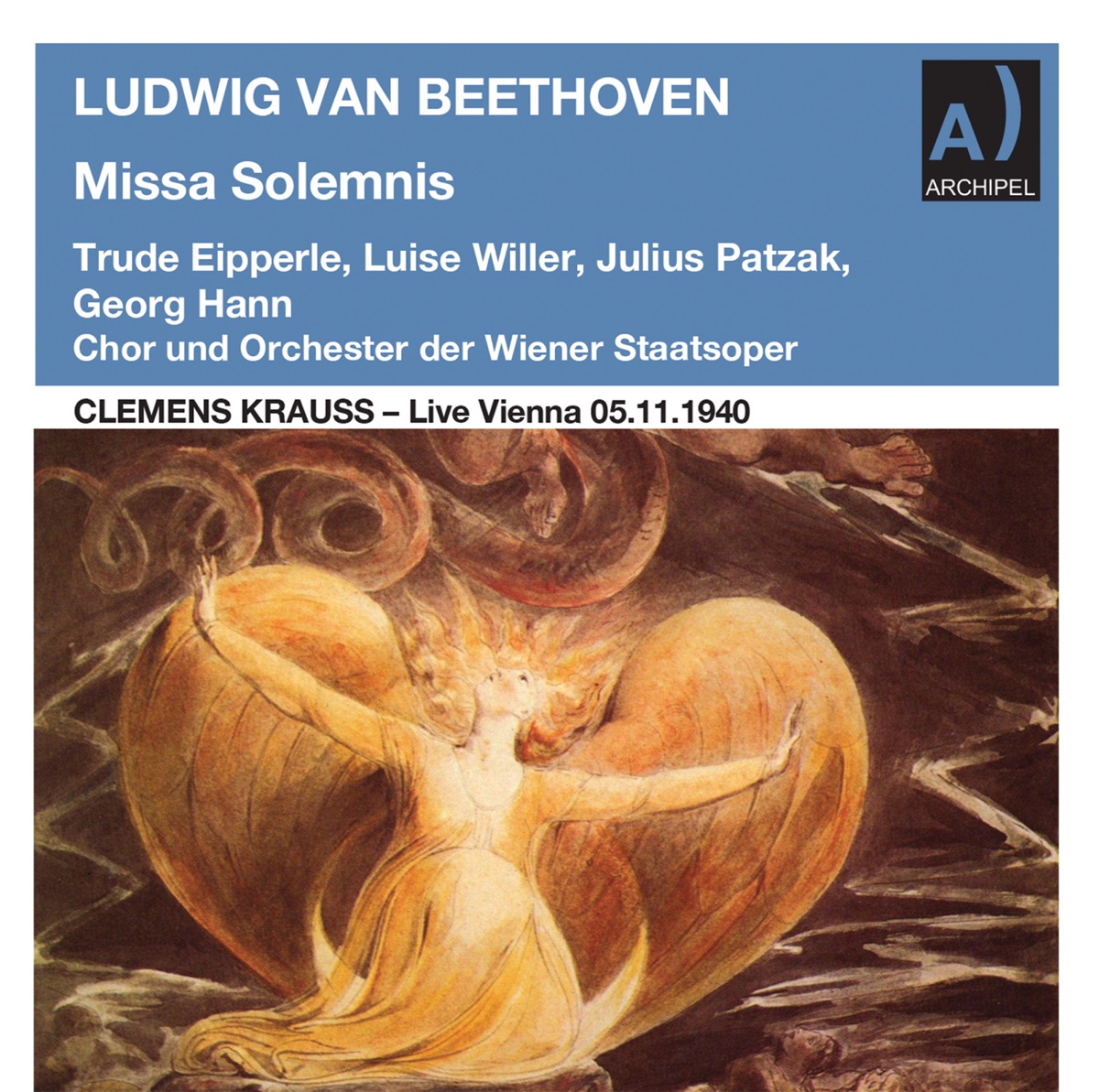 Beethoven: Missa solemnis, Op. 123 (Remastered 2022) [Live] by Chorus of the Vienna State Opera, Orchestra of the Vienna State Opera & Clemens Krauss album cover