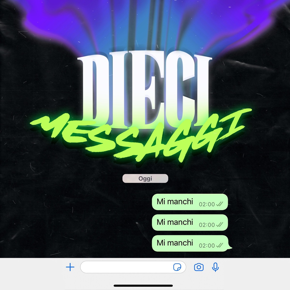 Dieci Messaggi - Single by MARCU$ album cover
