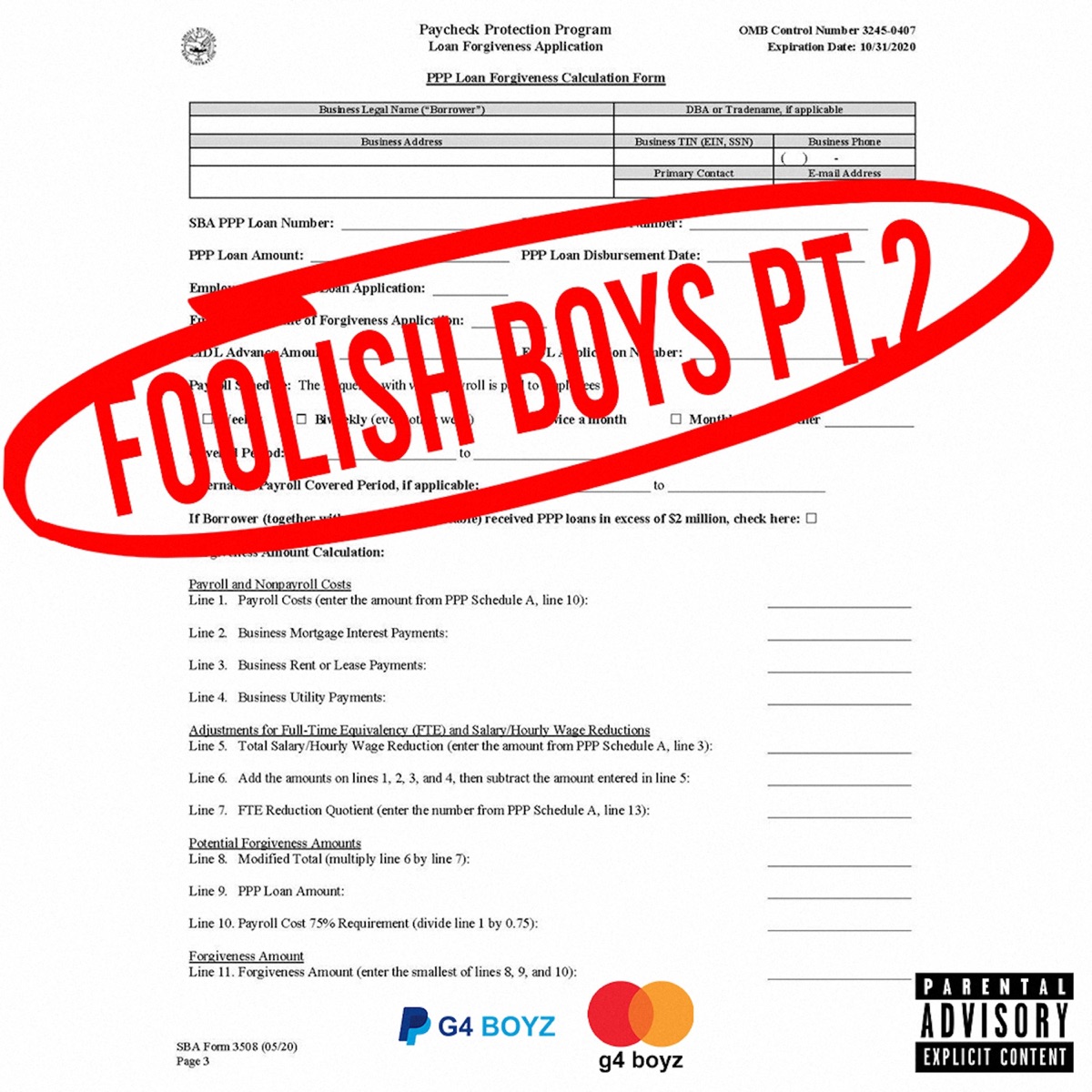 Foolish Boys Pt. 2 - Single by G4 Boyz album cover