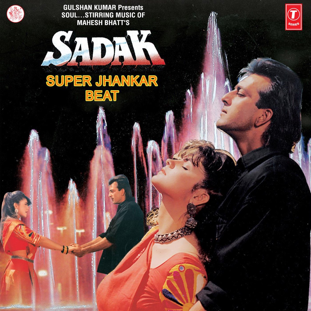 Sadak (Super Jhankar Beat) by Anuradha Paudwal, Kumar Sanu, Manhar Udhas & Abhijeet album cover