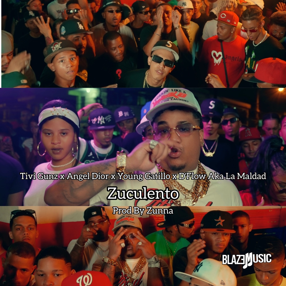 Zuculento (feat. D´Flow Aka La Maldad) - Single by Tivi Gunz, Young Gatillo & ANGEL DIOR album cover