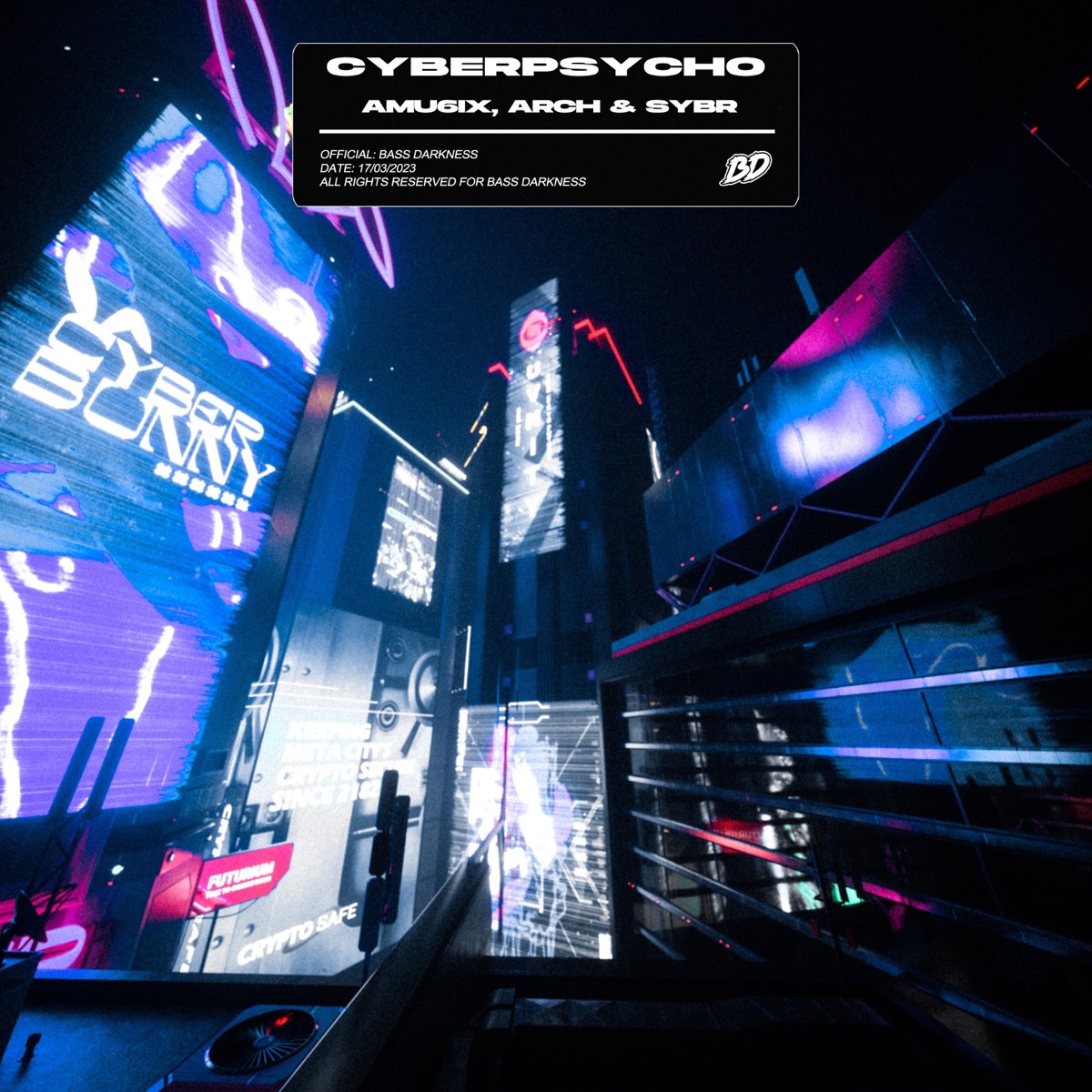 Cyberpsycho - Single by AMU6iX & Sybr album cover