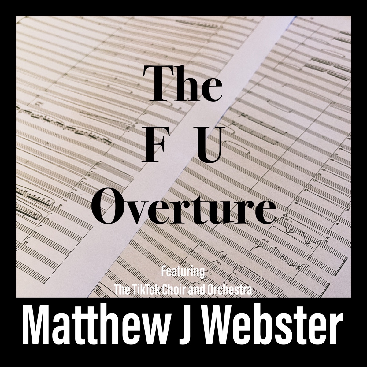 The F U Overture - Single by Matthew J Webster album cover