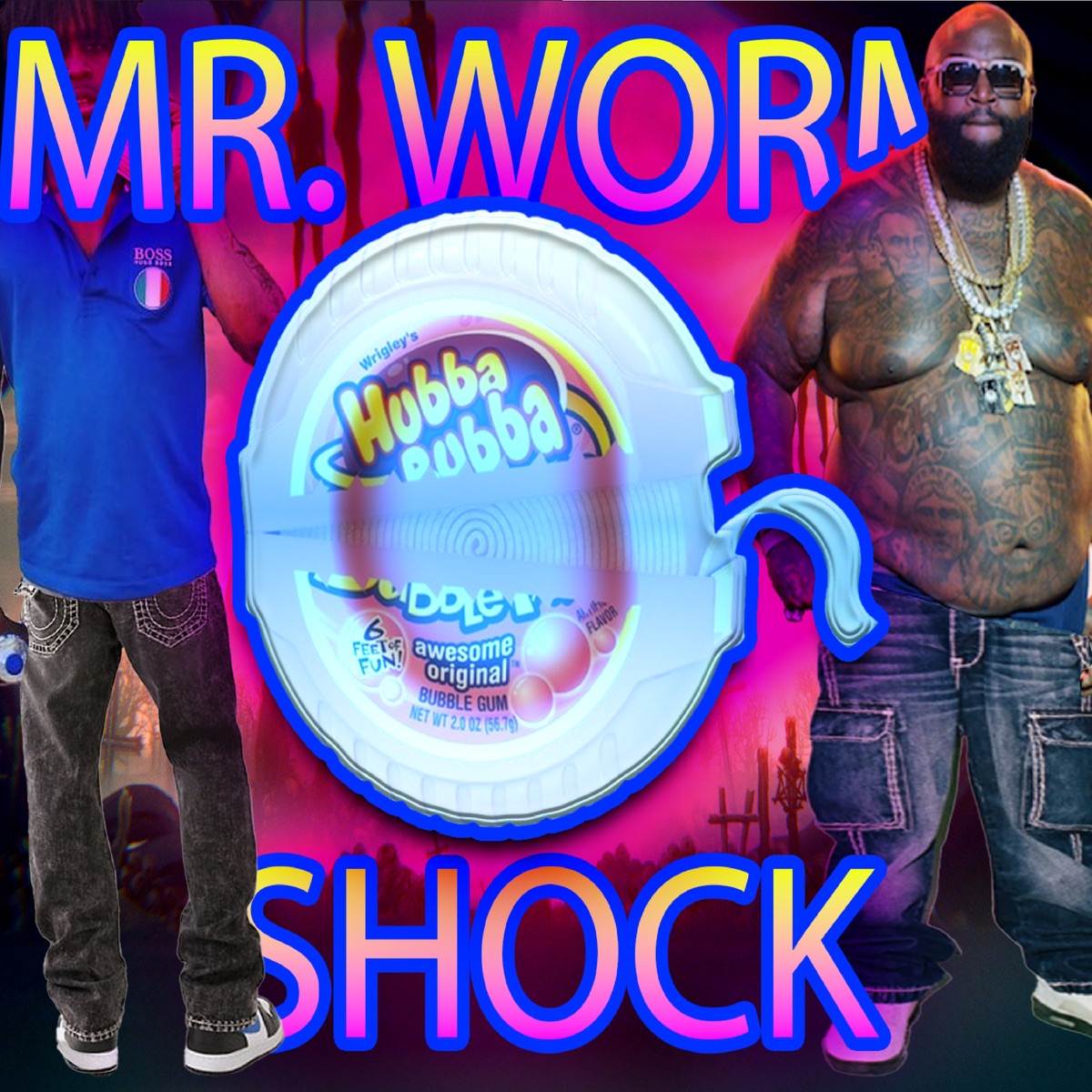 Hubba Bubba (feat. Shock) - Single by Mr Worm album cover