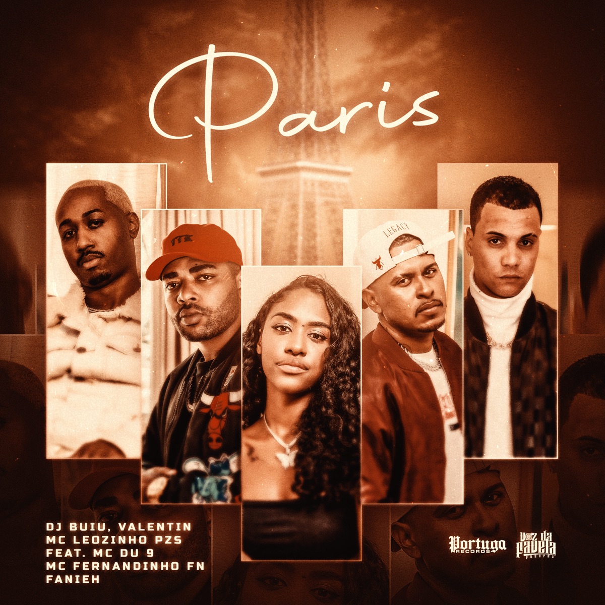 Paris (feat. MC Du 9, Fanieh & MC Fernandinho FN) - Single by DJ Buiu, Valentin & MC LEOZINHO PZS album cover