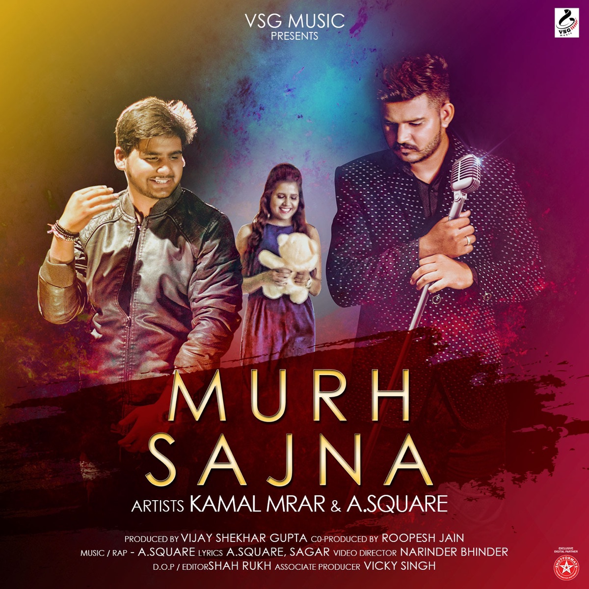 Murh Sajna - Single by Kamal Mrar & A Square album cover