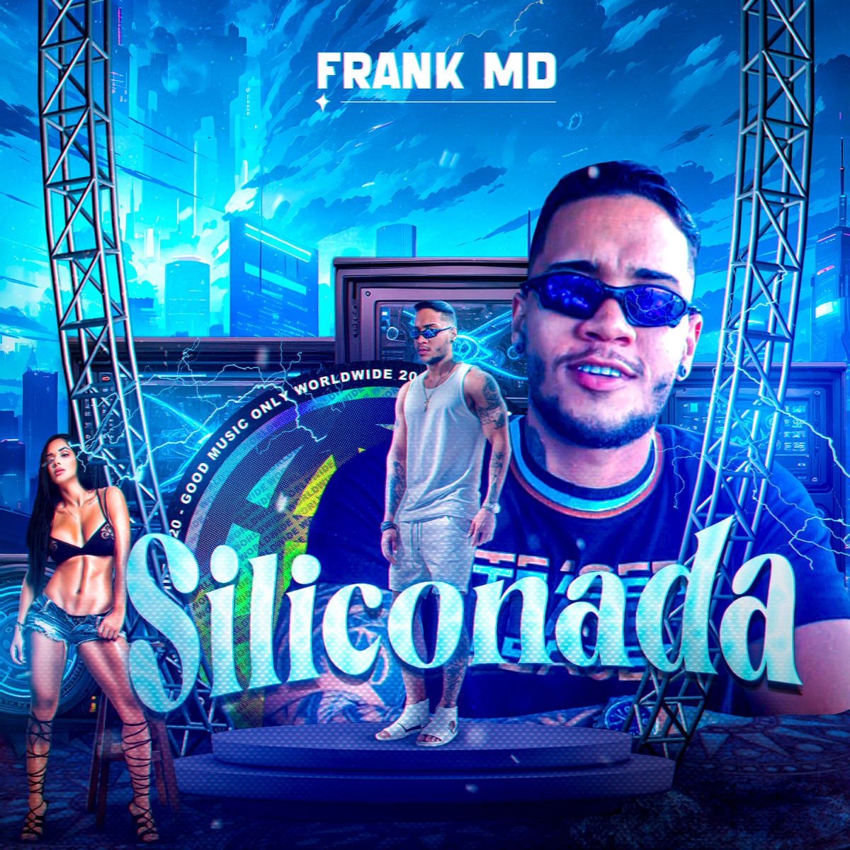 Siliconada - Single by Frank MD, Davi no beat & ph produtora album cover