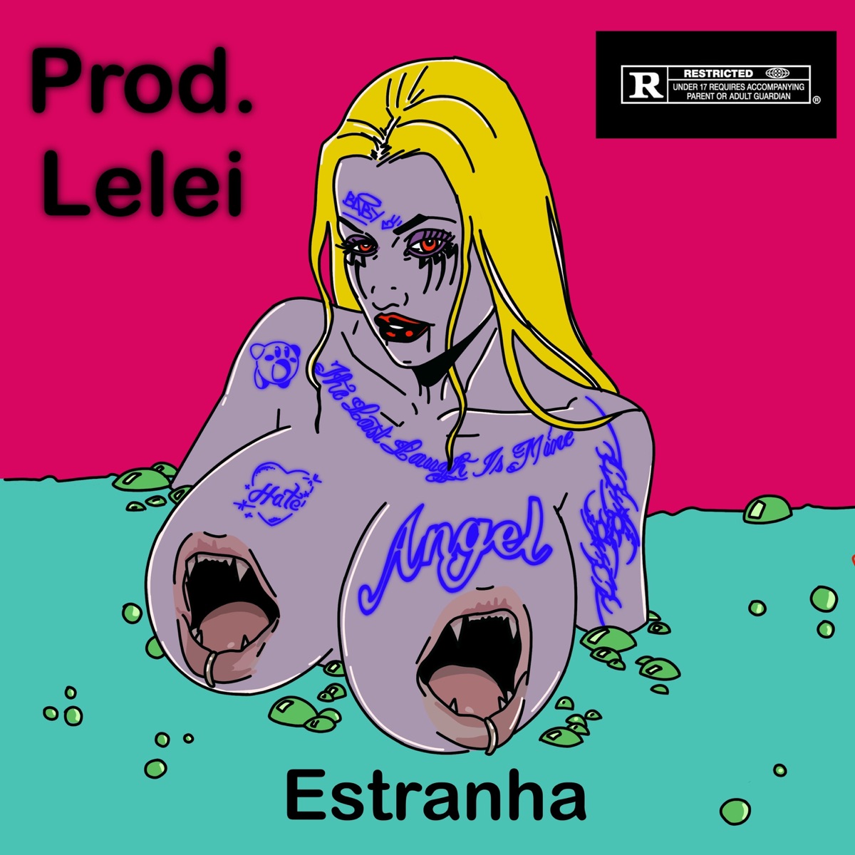 Estranha (feat. uhENZX, JSUSS & Lelei) - Single by baby internet album cover