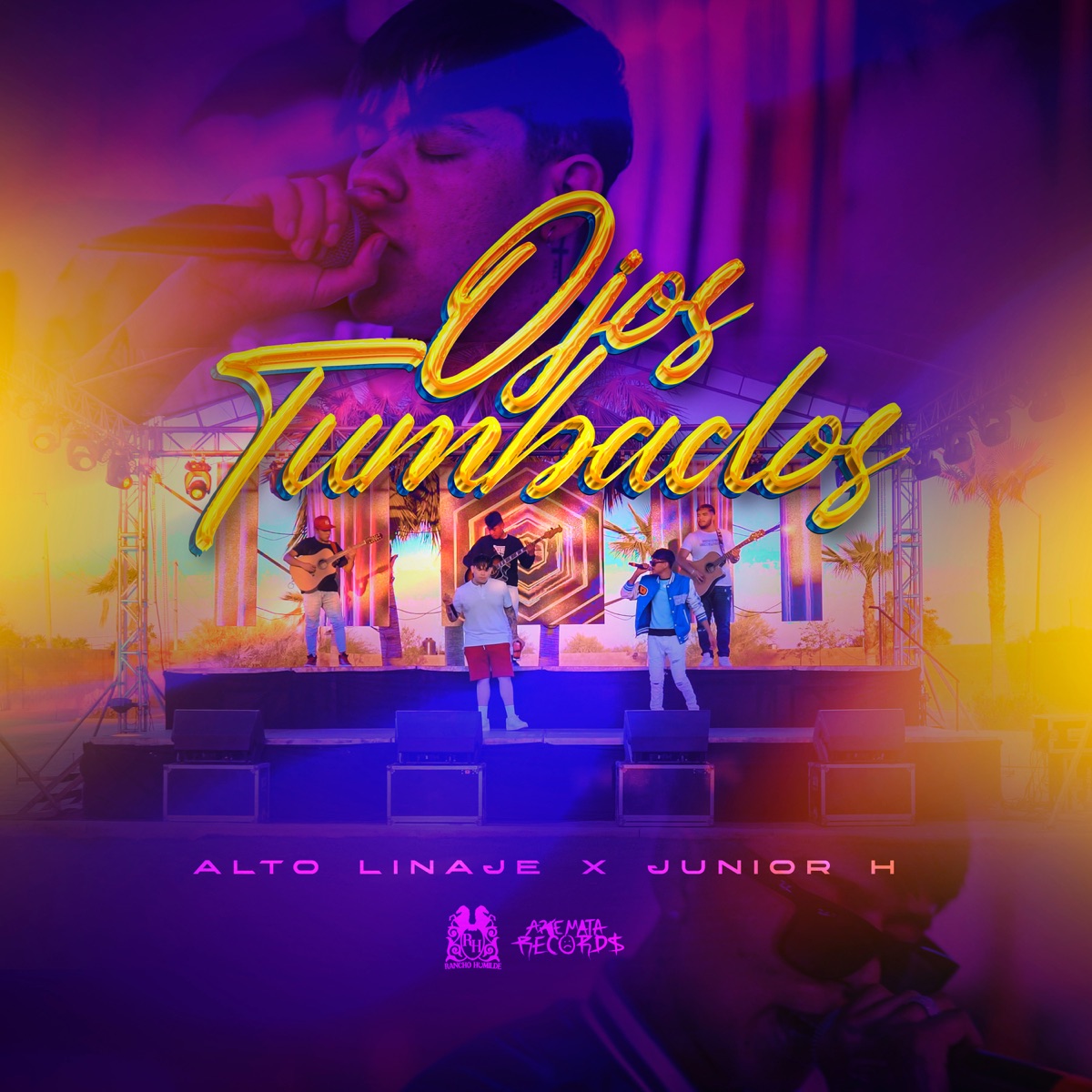 Ojos Tumbados - Single by Alto Linaje & Junior H album cover artwork