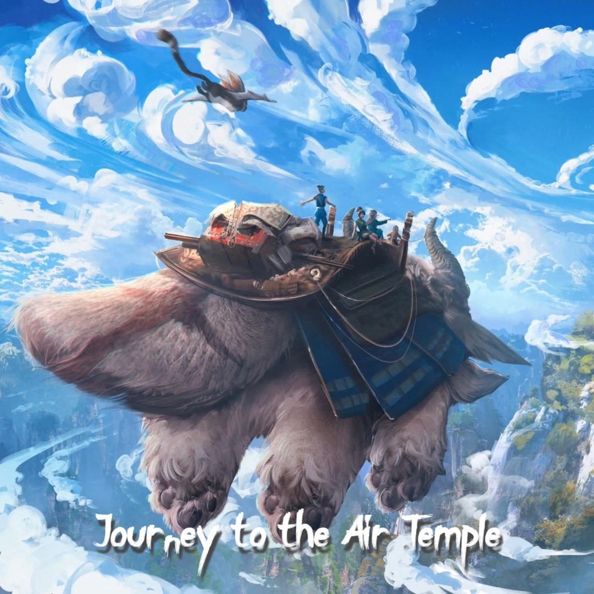 Journey to the Air Temple (Avatar Vol.4) by Simon Groß album cover