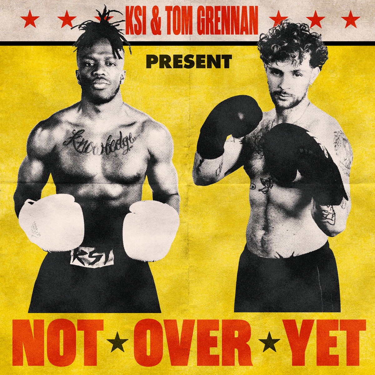 Not Over Yet (feat. Tom Grennan) - Single by KSI album cover