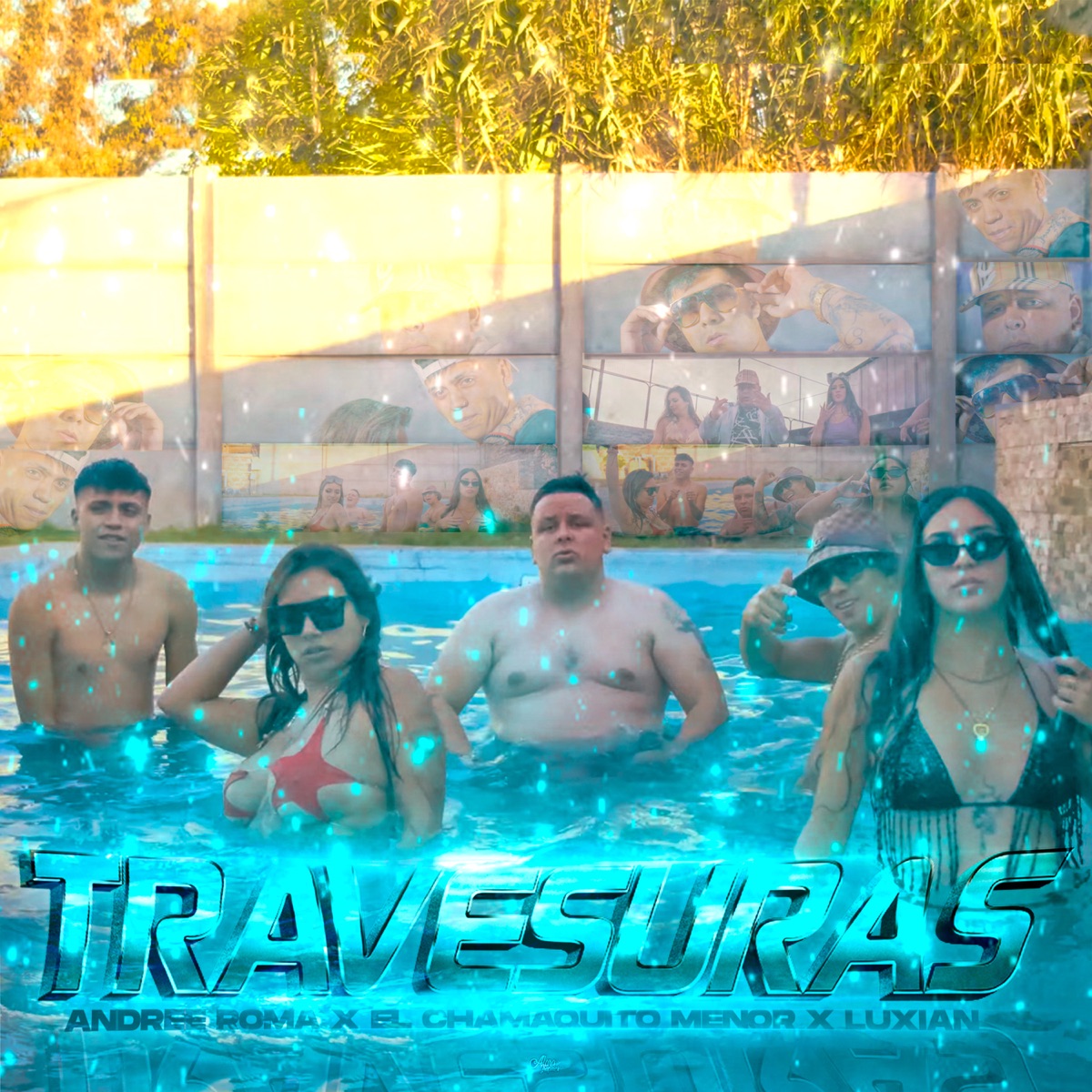 Travesuras - Single by Andree Roma, El Chamaquito Menor & Luxian album cover