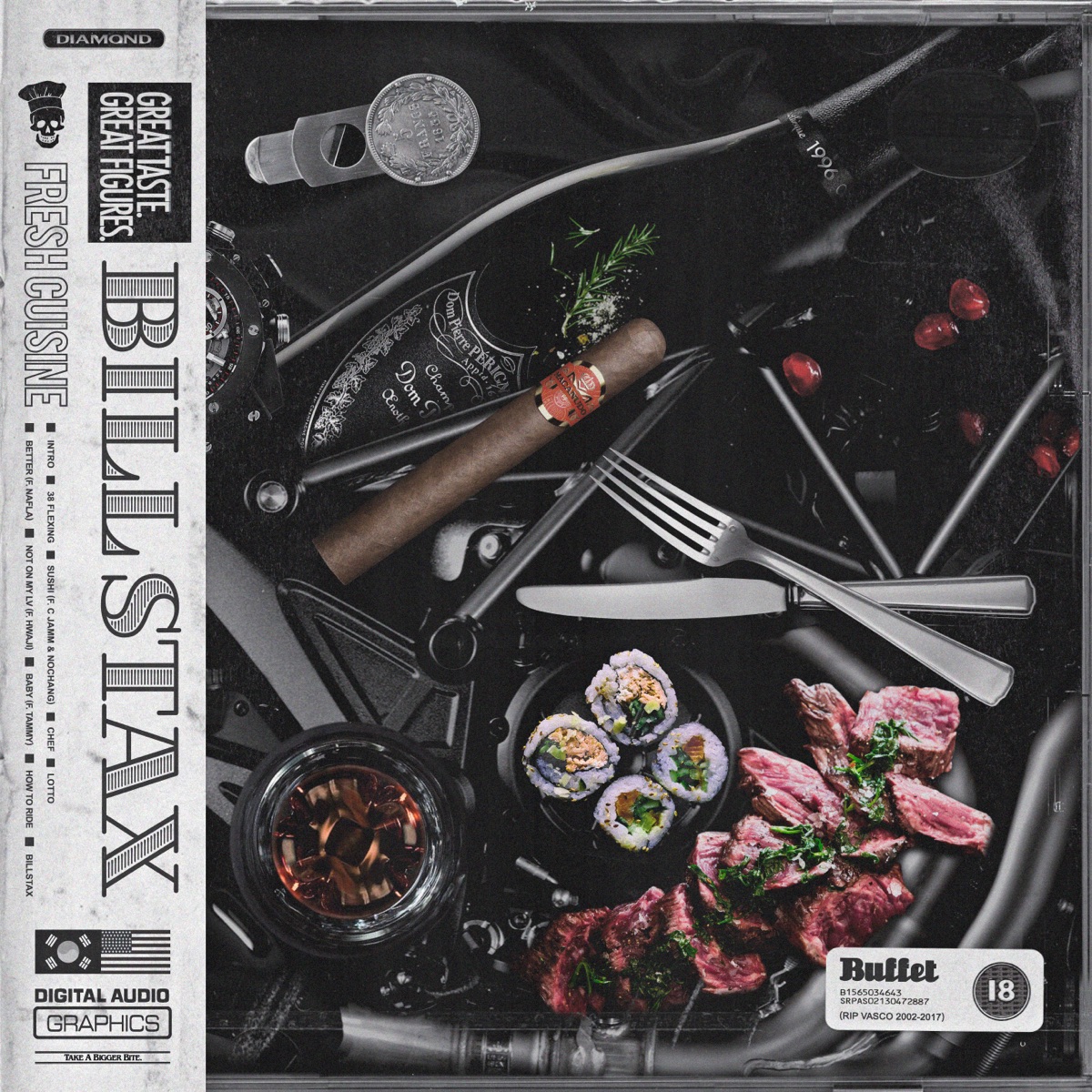'Buffet' Mixtape by BILL STAX album cover