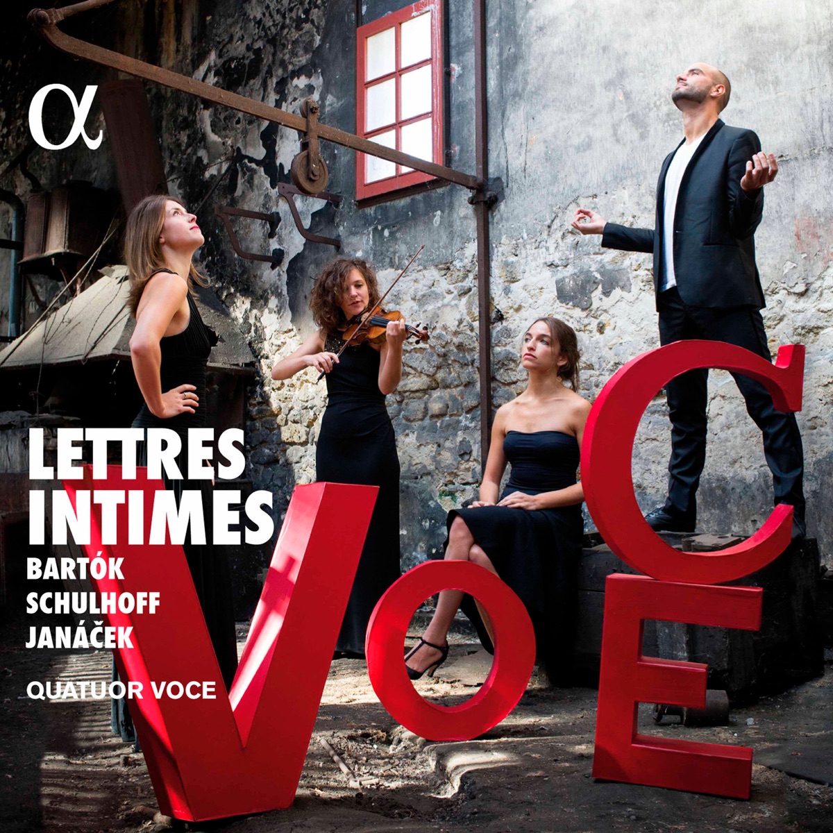 Lettres intimes by Quatuor Voce album cover