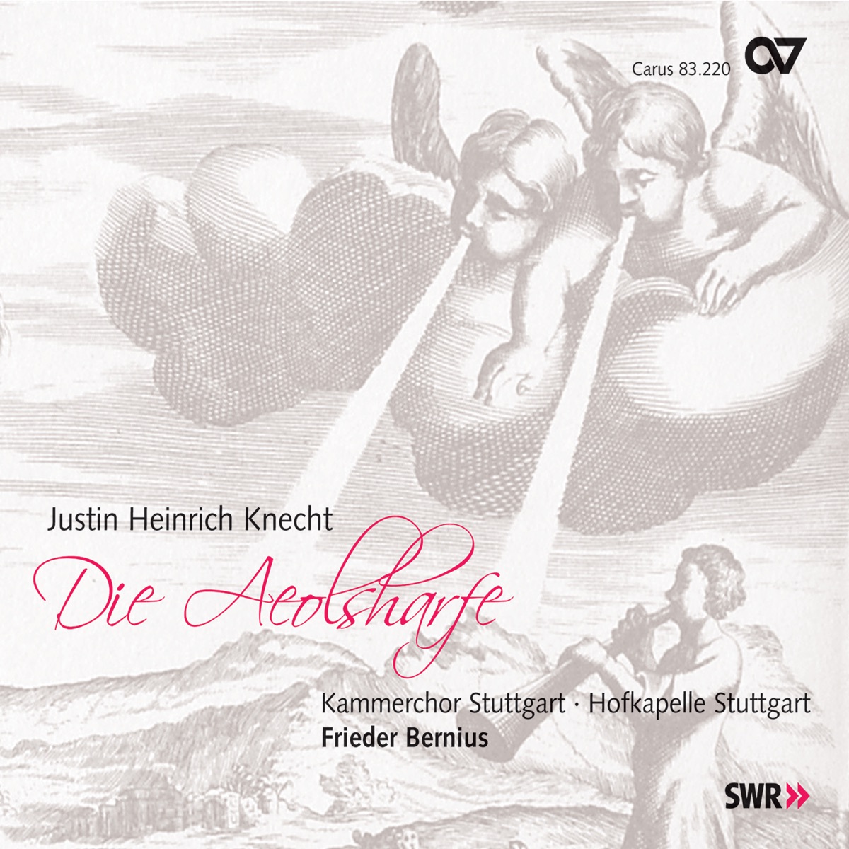 Knecht: Die Aeolsharfe by Christina Landshamer, Andrea Lauren Brown, Maria van Eldik, Sarah Wegener, Patrick Pobeschin, Mark F. Adler, Andreas Macco, Adolph Seidel, Hofkapelle Stuttgart, Kammerchor Stuttgart & Frieder Bernius album cover