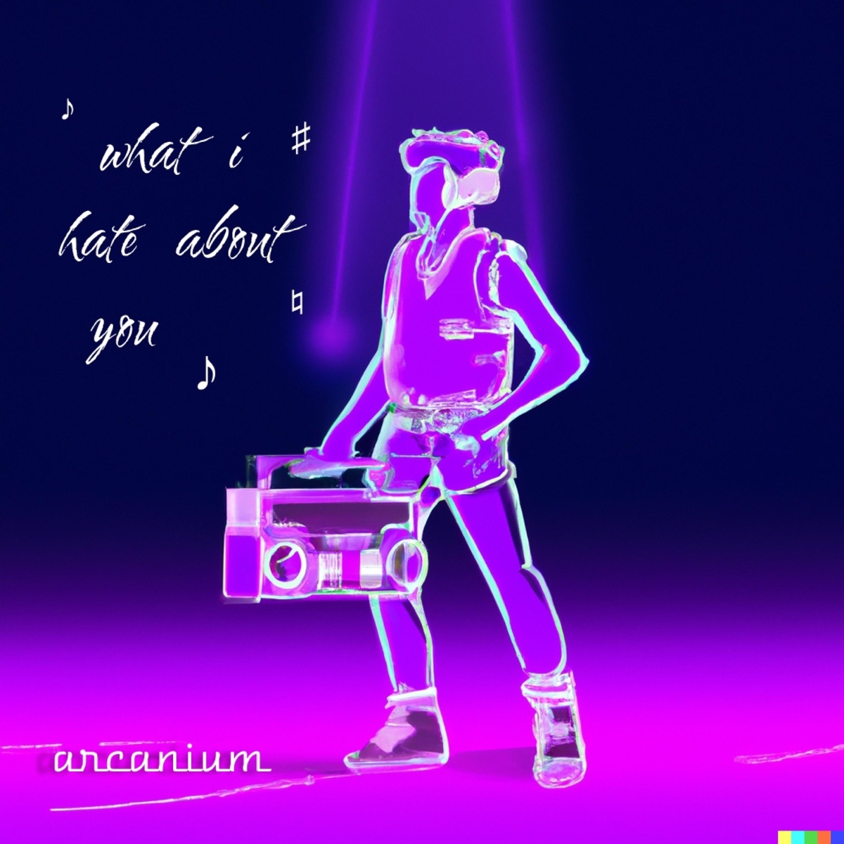 what i hate about u (feat. alky & Kyler Van Horn) - Single by Arcanium album cover