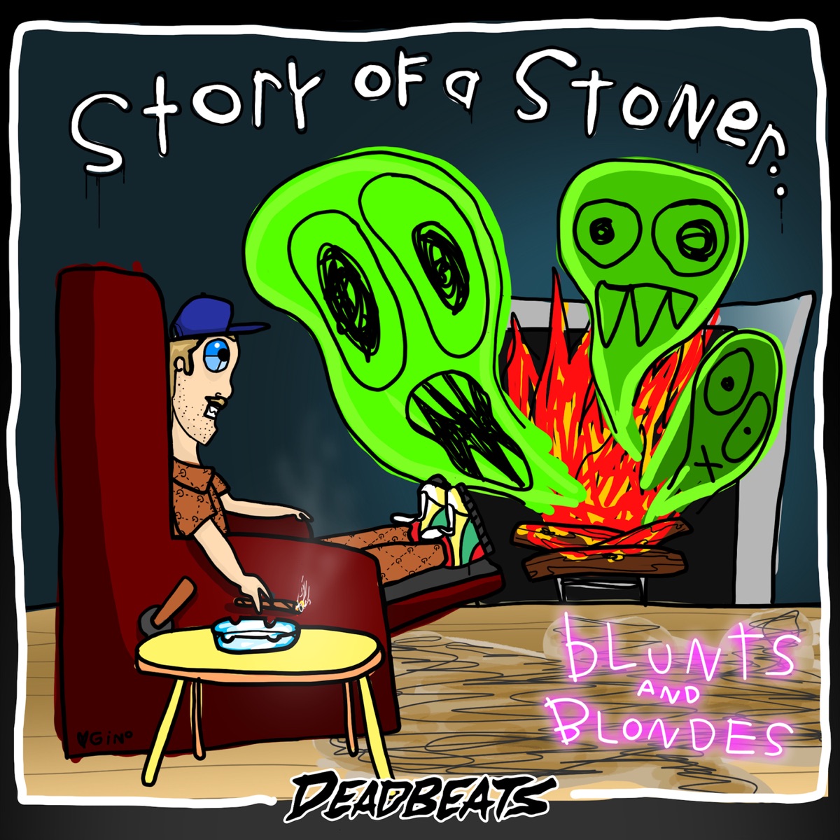 Story Of A Stoner by Blunts & Blondes album cover