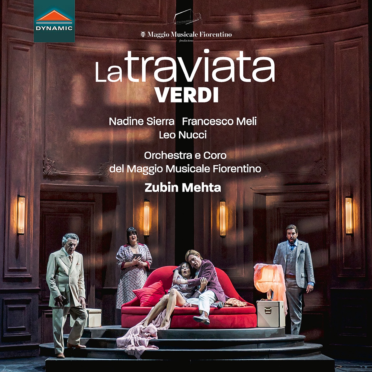 Verdi: La traviata (Live) by Nadine Sierra, Francesco Meli, Leo Nucci, Caterina Meldolesi, Zubin Mehta & Orchestra del Maggio Musicale Fiorentino album cover