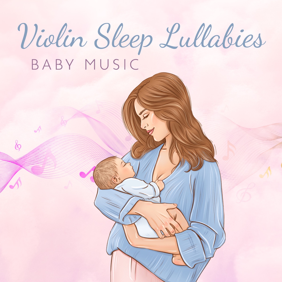 Violin Sleep Lullabies Baby: Soft Violin Music for Deep Sleep, Calm Babies & Newborn, Baby Sleep Through the Night, Relaxation Nature Sounds by Baby Music Center & Baby Lullaby Academy album cover artwork