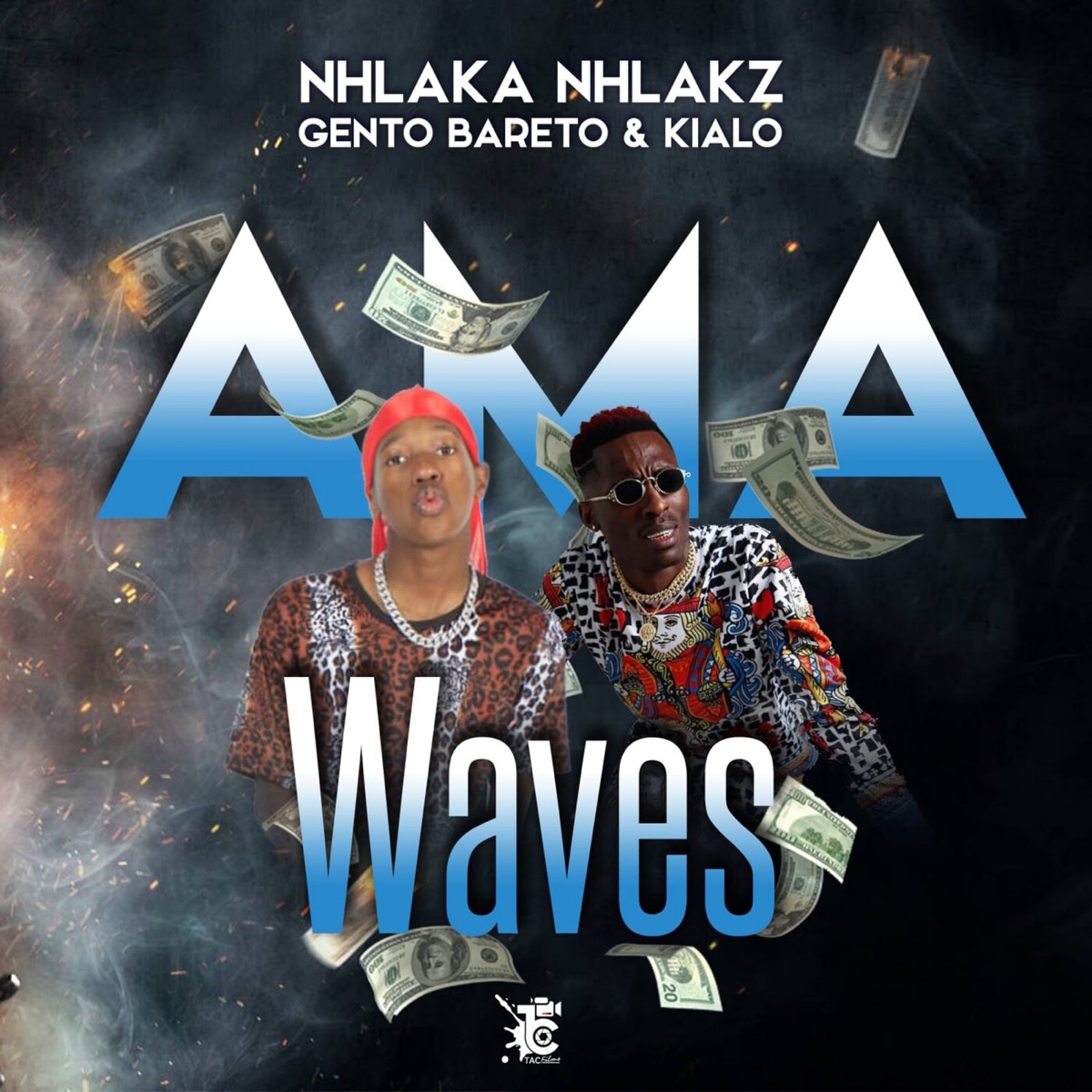 AMA Waves (feat. Gento Bareto & KIALO) - Single by Nhlaka Nhlakz album cover