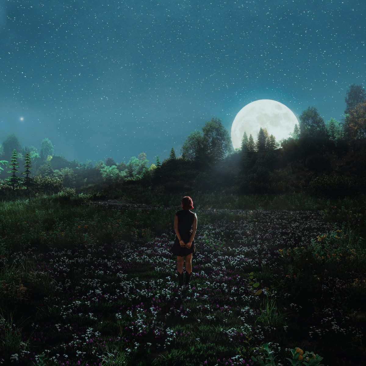 444/Ms. Moon - Single by Ambar Lucid album cover
