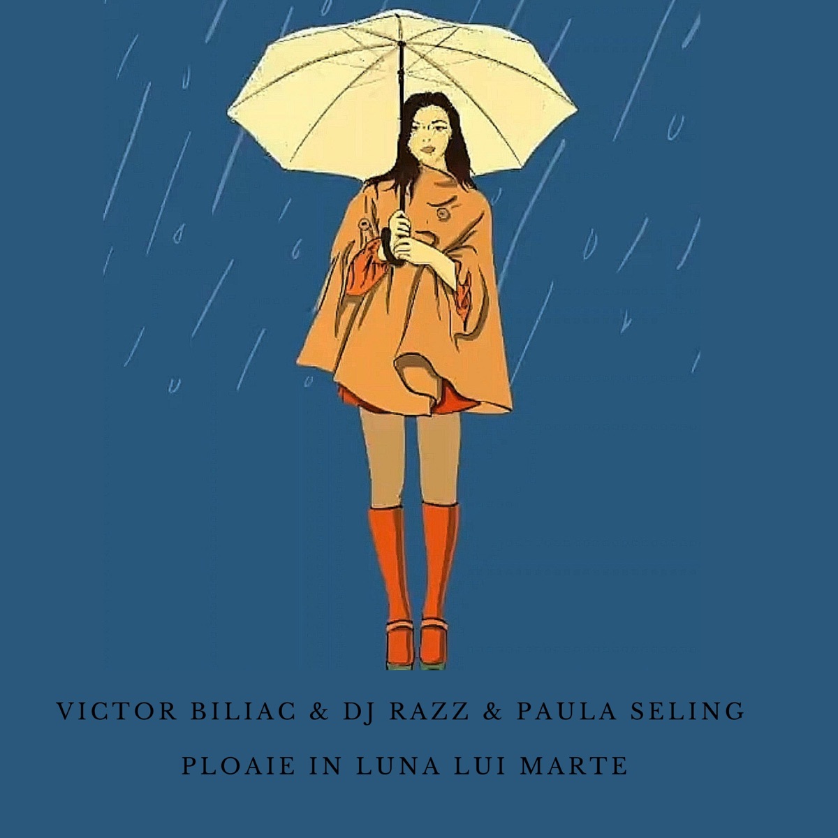 Ploaie in luna lui Marte - Single by Victor Biliac, DJ Razz & Paula Seling album cover