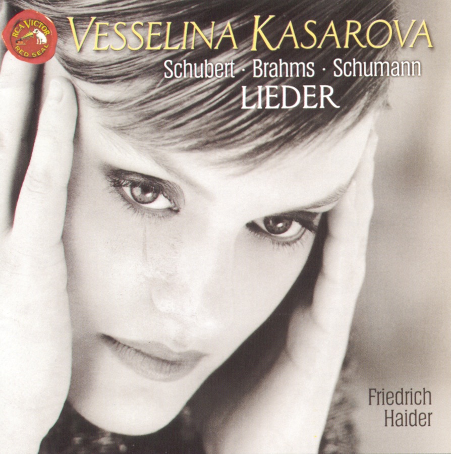 Schubert, Brahms & Schumann: Lieder by Vesselina Kasarova & Friedrich Haider album cover