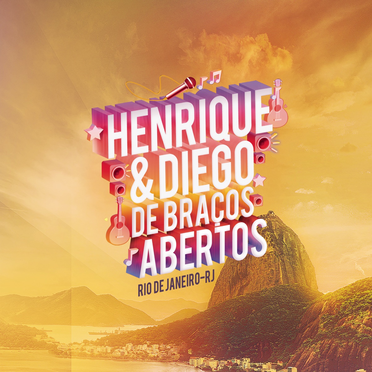 De Braços Abertos (Ao Vivo) by Henrique & Diego album cover