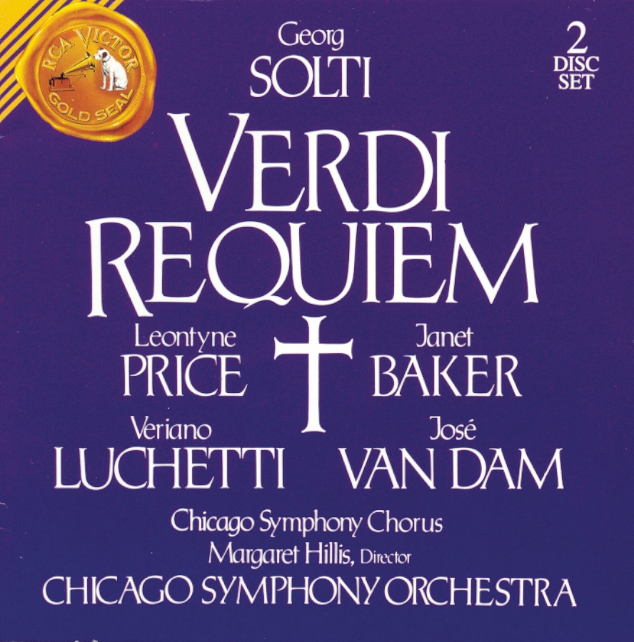 Verdi: Requiem by Sir Georg Solti, Chicago Symphony Orchestra & Chicago Symphony Chorus album cover
