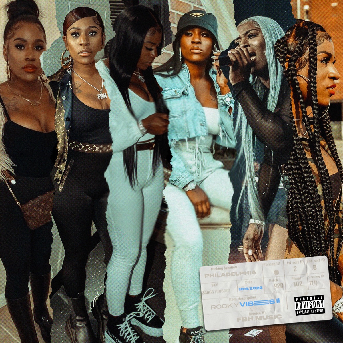 Rocky Vibes II - EP by Fakebitcheshero & Rockyylikee album cover
