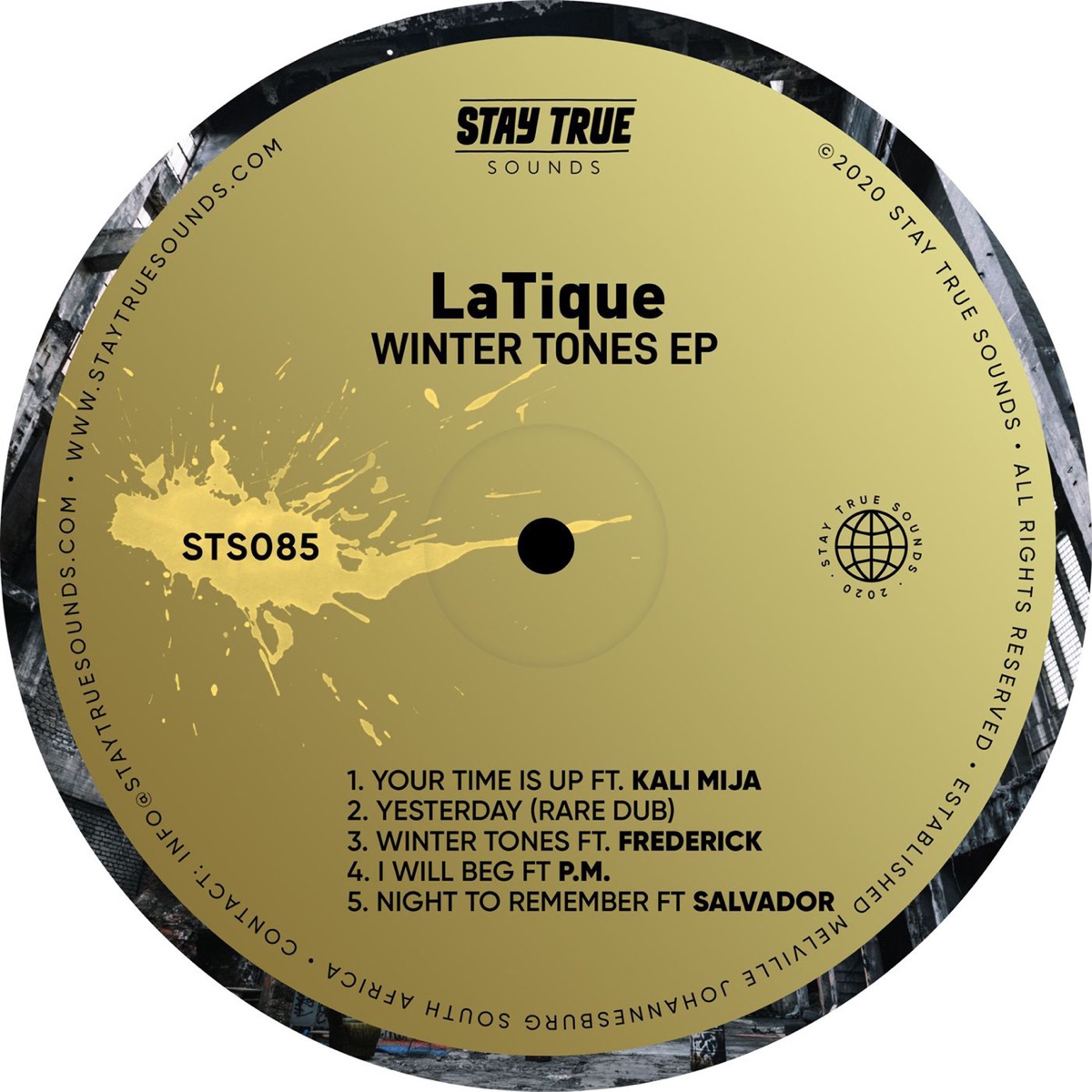 Winter Tones EP by LaTique album cover