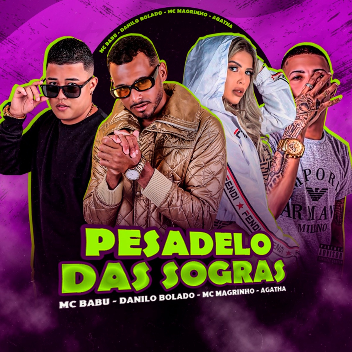 Pesadelo das Sogras (feat. Mc Magrinho & Ágatha) - Single by Mc Babu & Danilo Bolado album cover