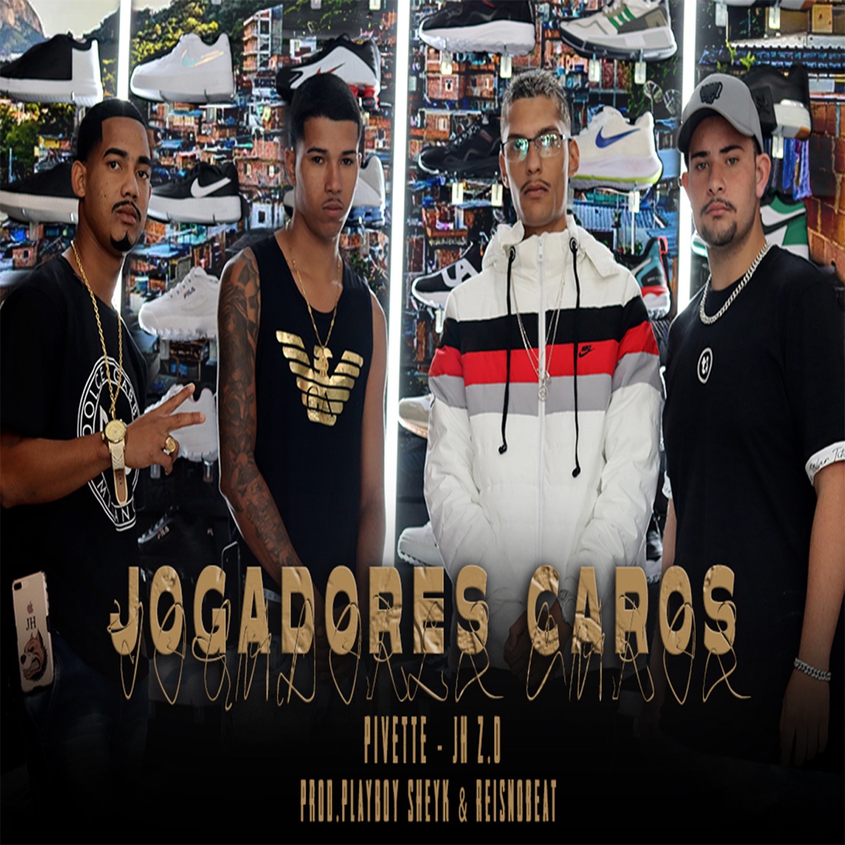 Jogadores Caros (feat. ReisNObeat & DJ PLAYBOY SHEYK) - Single by MC JH ZO 22 album cover