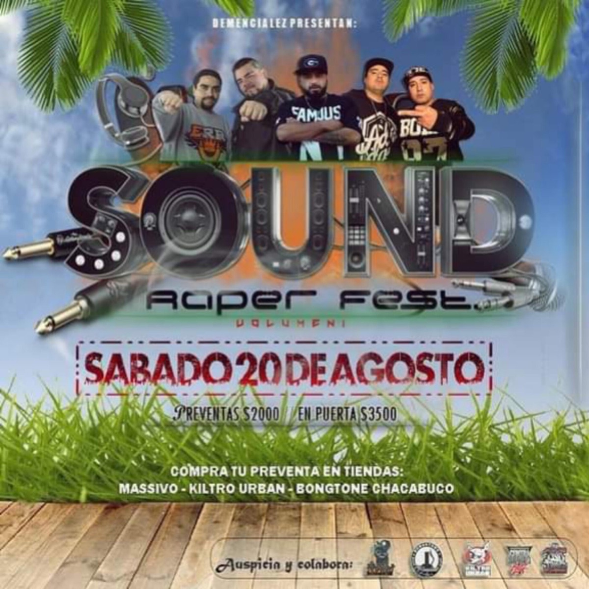 Sound Raper Fest (feat. Claudio Bastardo, Niebla Baja, Nivo man, Lokoflow & DonerMc, Dominium Family & Nzk) - Single by Contrasonidokillz album cover