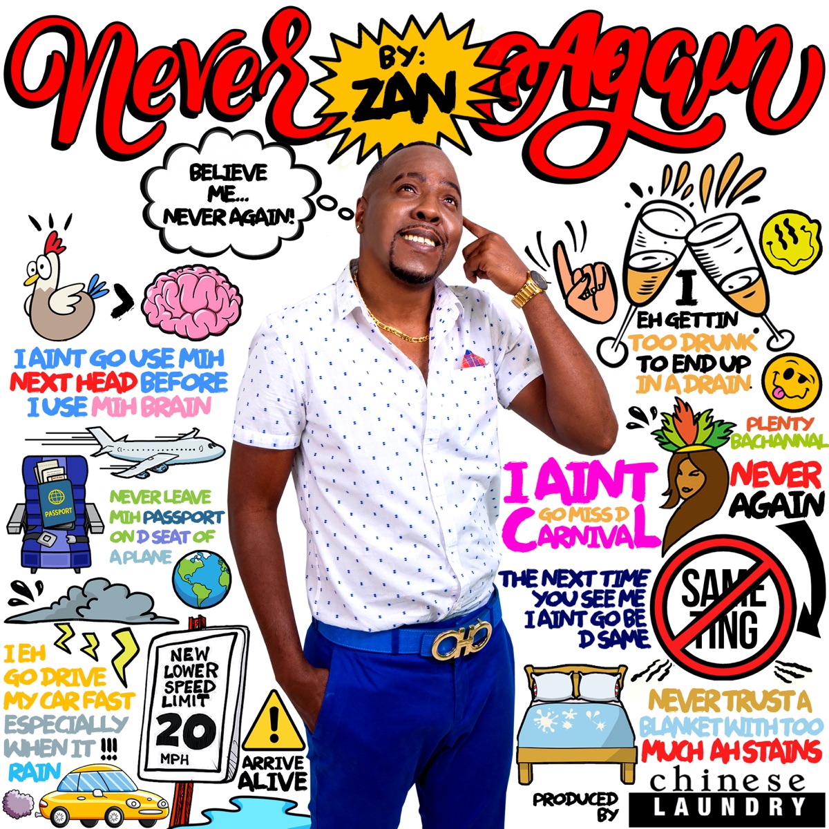 Never Again - Single by Zan album cover