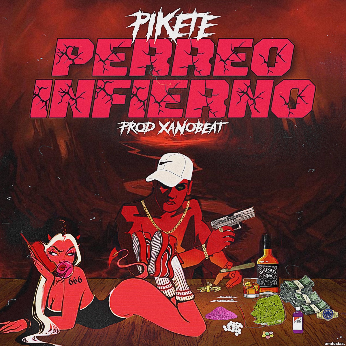 Perreo Infierno - Single by Piketee666 album cover