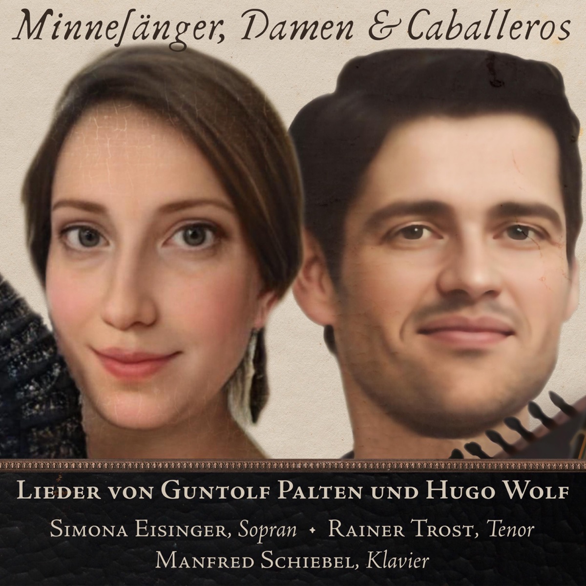 Minnesänger, Damen & Caballeros by Simona Eisinger, Rainer Trost & Manfred Schiebel album cover