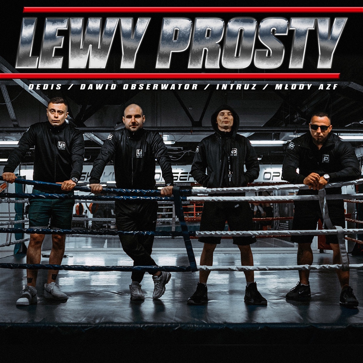 Lewy prosty (feat. MŁODY AZF) - Single by Dedis, Dawid Obserwator & Intruz album cover