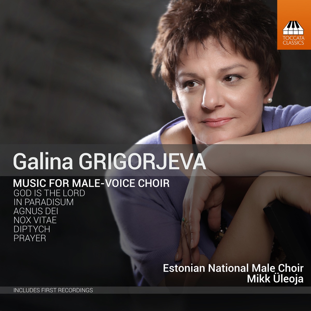 Galina Grigorjeva: Music for Male-Voice Choir by Estonian National Male Choir & Mikk Üleoja album cover