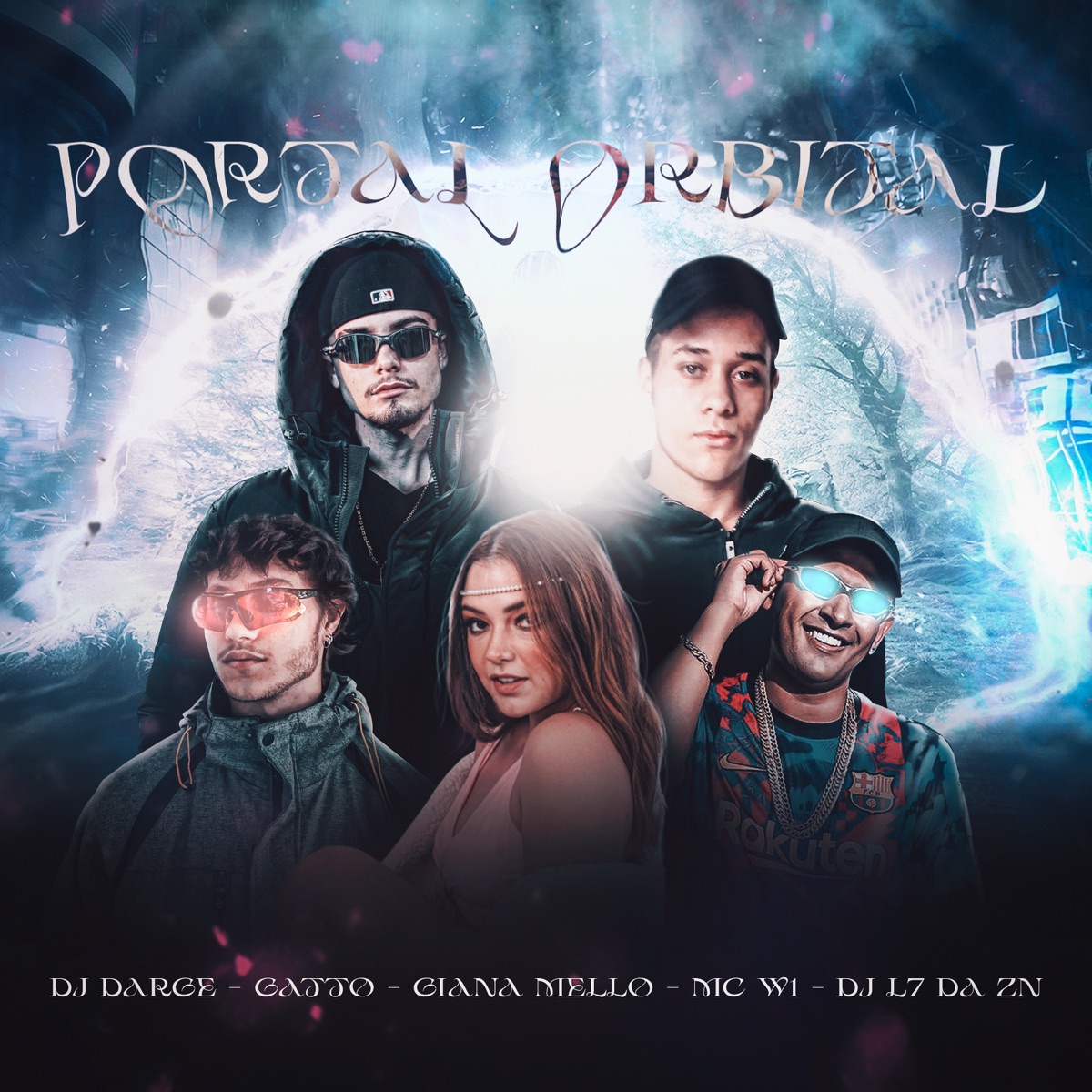 Portal Orbital (feat. MC W1 & Gatto) - Single by Dj Darge, DJ L7 da ZN & Giana Mello album cover