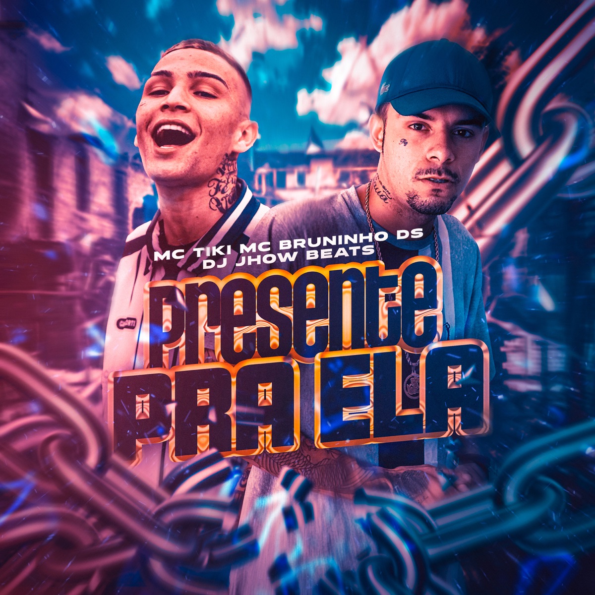 Presente pra Ela - Single by MC Tiki, MC Bruninho DS & DJ Jhow Beats album cover