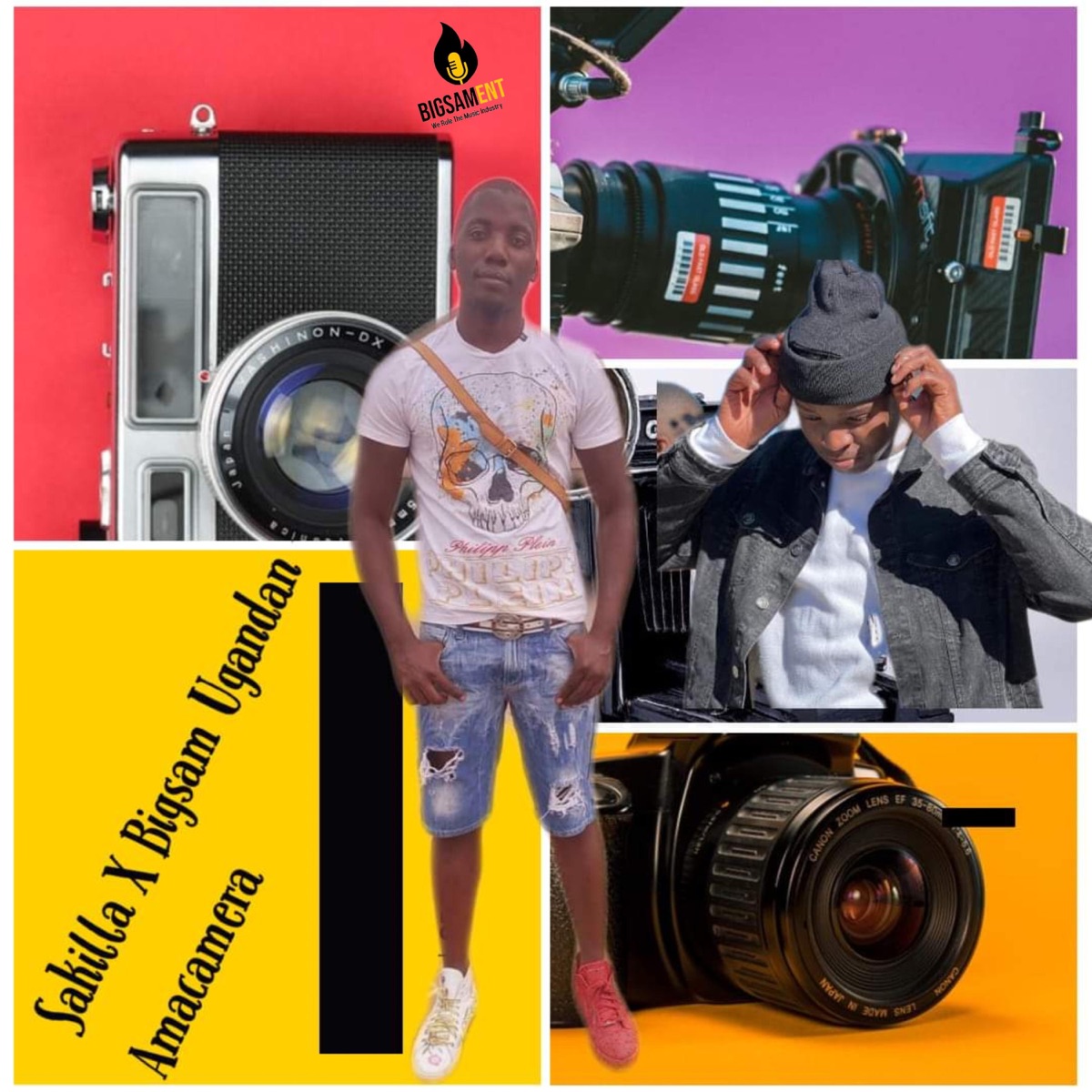 Amacamera (feat. Bigsam Ugandan) - Single by Sakilla album cover