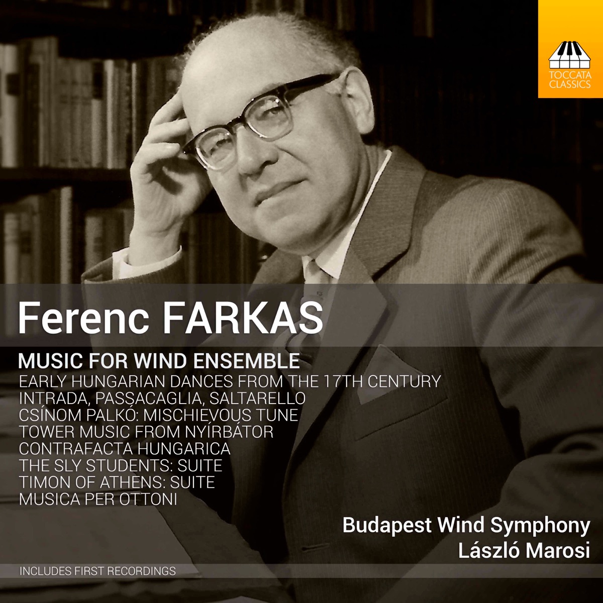 Farkas: Music for Wind Ensemble by Budapest Wind Ensemble & László Marosi album cover