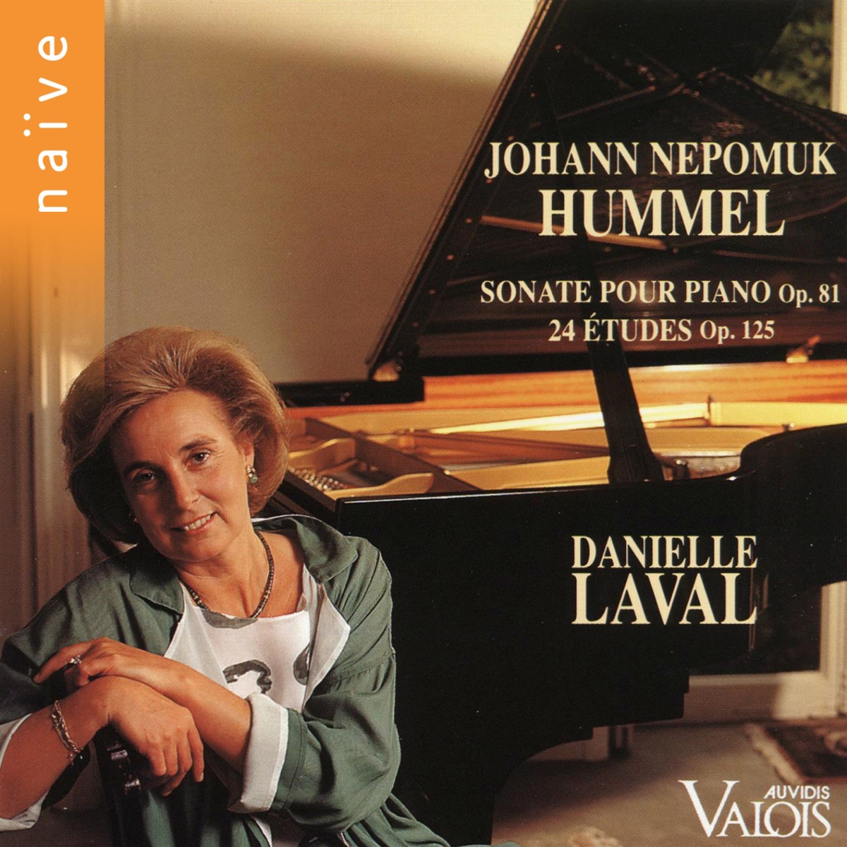 Hummel: Sonate pour piano Op. 81 & 24 études by Danielle Laval album cover