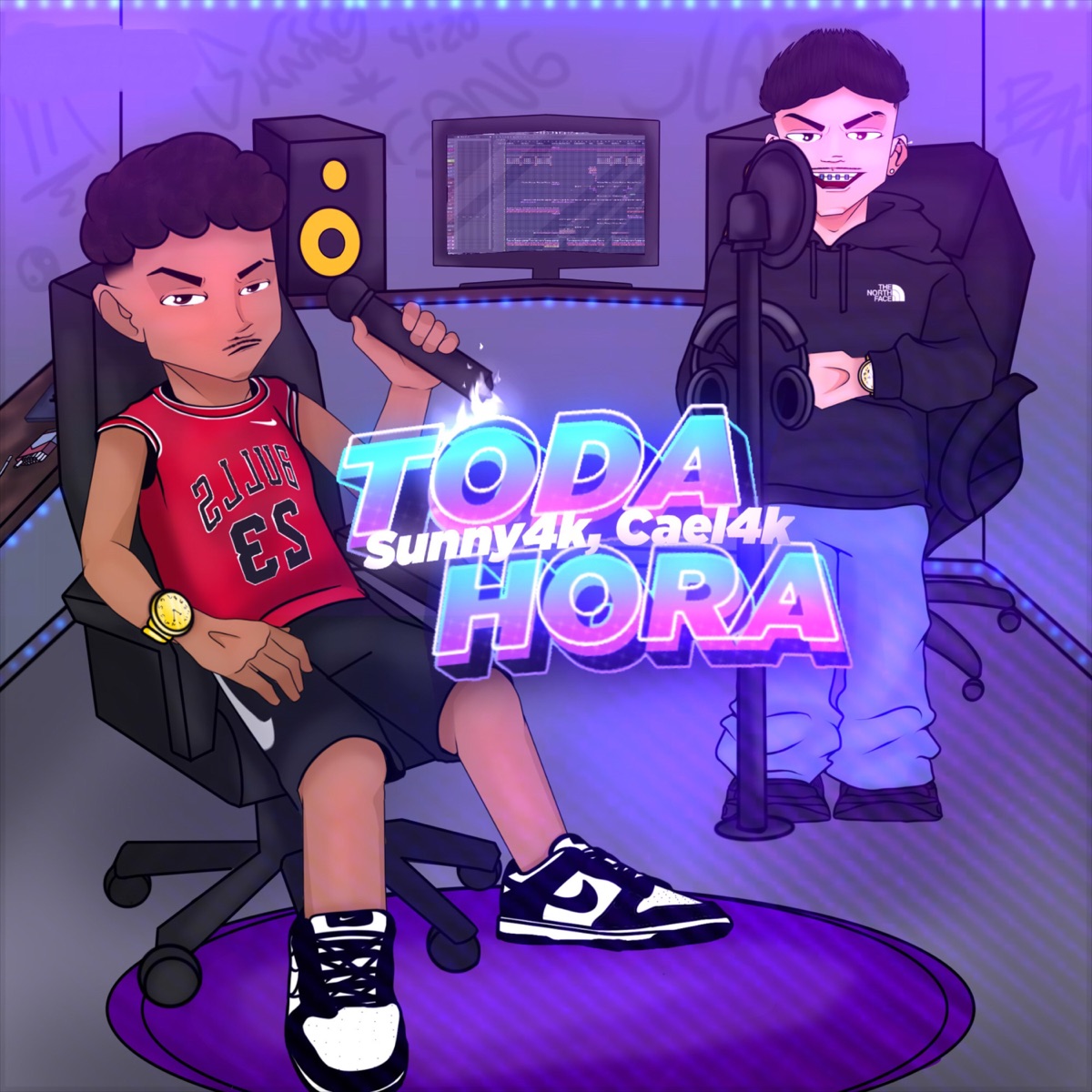 Toda Hora - Single by Sunny4k & Cael4k album cover