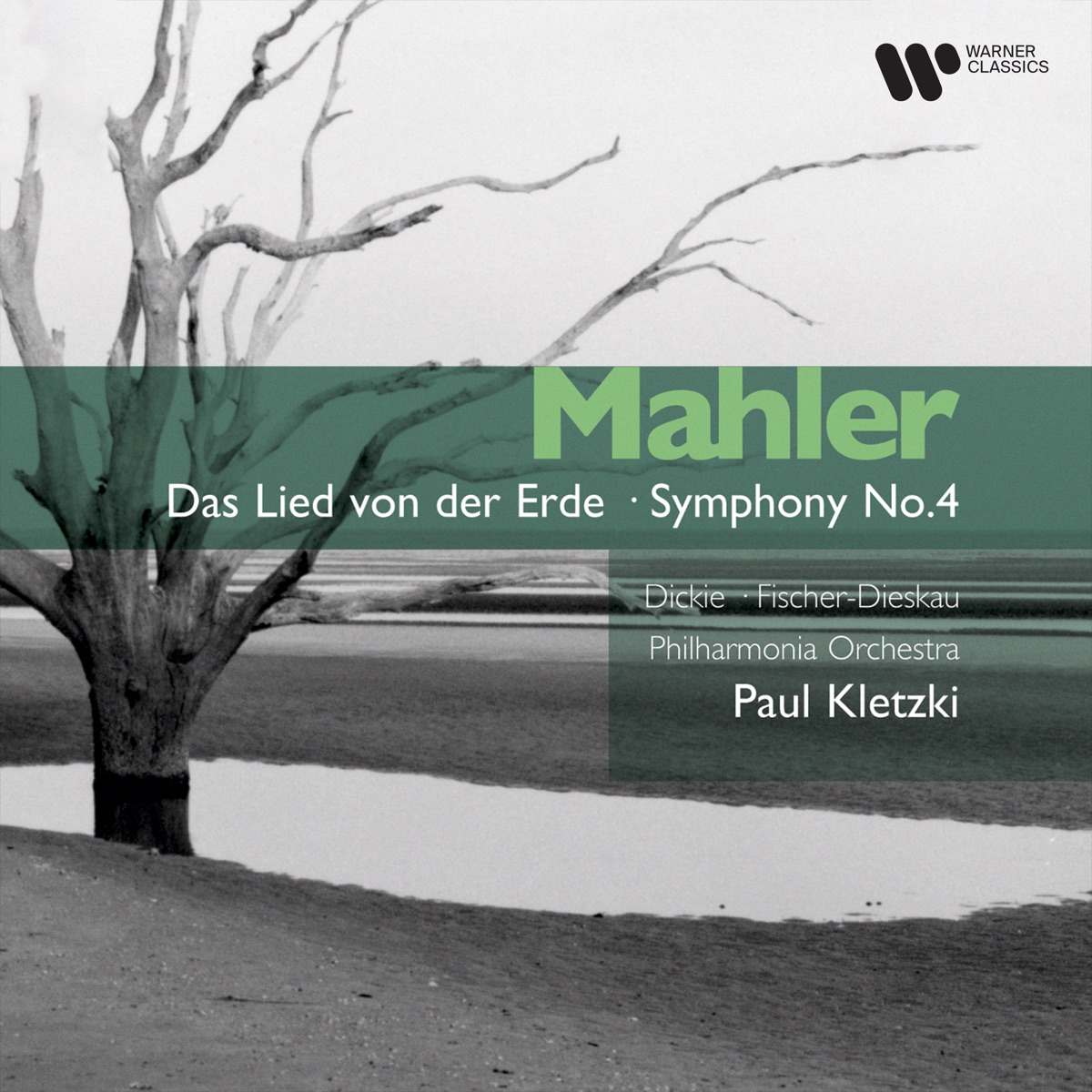 Mahler: Das Lied von der Erde, Symphony No. 4 & Adagietto by Paul Kletzki, Philharmonia Orchestra & Royal Philharmonic Orchestra album cover