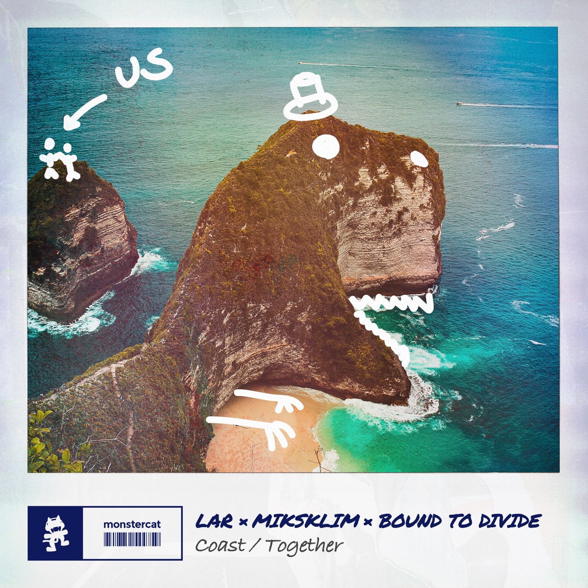Coast / Together - EP by LAR, miksklim & Bound to Divide album cover