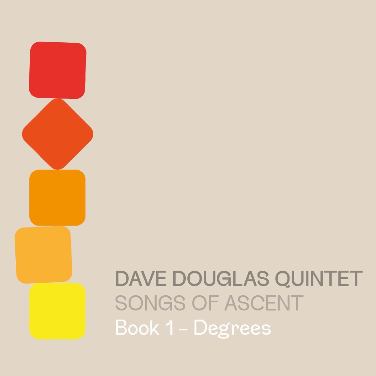 Songs of Ascent: Book 1 - Degrees (feat. Jon Irabagon, Matt Mitchell, Linda May Han Oh & Rudy Royston) by Dave Douglas Quintet album cover