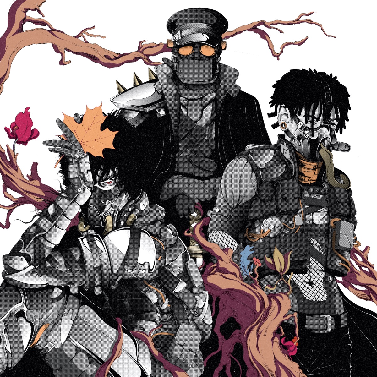 LIKE YXU WXULD KNXW (AUTUMN TREES) - Single by Kordhell, Scarlxrd & CORPSE album cover